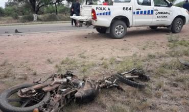 Tremendo accidente se cobró una vida en Catuna