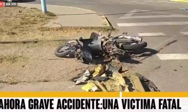 Accidente fatal en la rotonda avenida 2 de Abril