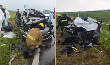 Cuatro muertos y dos niños heridos por choque de autos en Córdoba