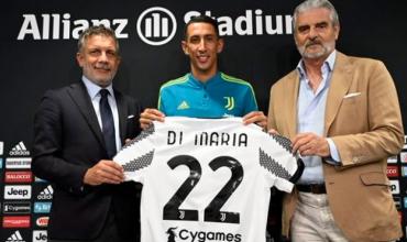 Ángel Di María fue presentado como refuerzo de Juventus y habló del Mundial de Qatar