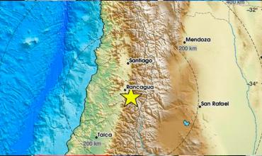Un temblor de magnitud 5,3 sacudió el centro de Chile incluida la capital