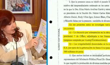 Cristina Kirchner, sobre la causa Obra Pública: "La sentencia está escrita"