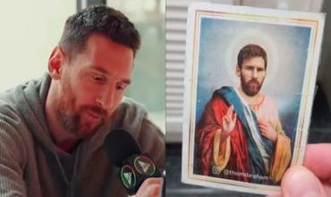 Messi, su estampita y una historia que emocionó al mundo entero