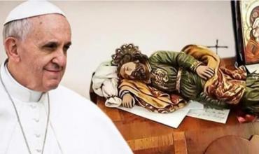 El papa Francisco envió un regalo para la parroquia donde descubrió su vocación sacerdotal