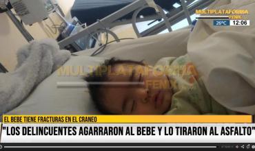 Denuncia que la arrebataron y le arrojaron su bebe al piso: El pequeño tiene fractura de craneo