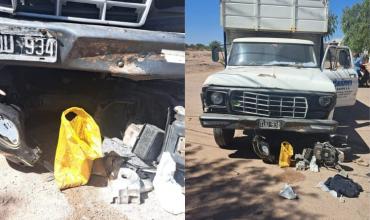 Villa Unión: Chocaron una moto y un camión por calle Güemes y 9 de septiembre