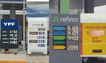 Se reacomodaron los precios de combustible en La Rioja: Bajó Shell, subió Axion y Refinor