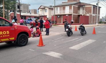 Choque de motociclistas en la zona sur de la ciudad 