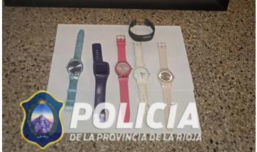 Un adolescente detenido por robar relojes en Chilecito