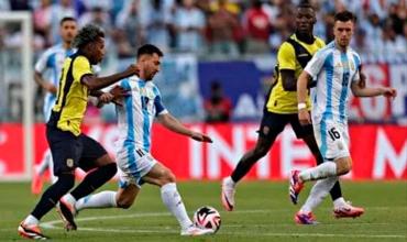 A partir de las 22.00. Argentina enfrenta a Ecuador en busca de las semis. Messi se perfila como titular
