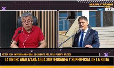 La Universidad Nacional de Chilecito analizará agua subterránea y superficial de La Rioja 