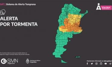 Alerta hoy por tormentas En La Rioja y 9 provincias más