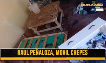 Chepes: hombre denunció que su esposa realizó destrozos en la vivienda