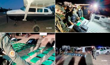 Avioneta detectada en Rosario: Le incautaron 480 kilos de cocaína