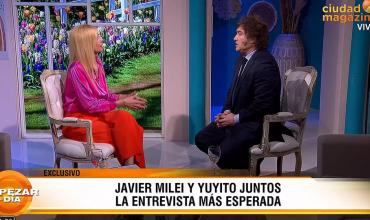 Yuyito entrevistó a Milei: "De este hombre me enamora su coherencia"