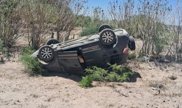 Aimogasta: Volcó una camioneta en ruta 60