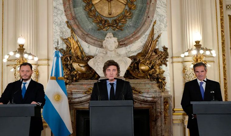 Milei al anunciar el Plan Nuclear Argentino: "La energía nuclear tendrá su retorno triunfal"