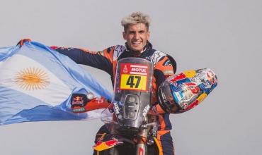 Rally Dakar: Benavides ganó la quinta etapa en motos y se acerca al líder de la general