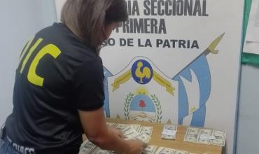 Una joven de 19 años detenida en Corrientes tras robarle US$28.000 y joyas a su familia en Chaco