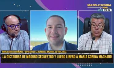 Marco Aurelio Quiñones, diputado de la Asamblea Nacional de Venezuela: “Nicolas Maduro se está quedando cada vez mas solo” 