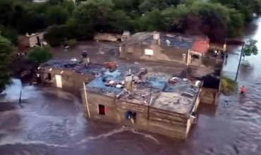 Lluvia, personas evacuadas y rutas anegadas