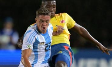 La Selección Argentina Sub-20 empató con Colombia y sigue liderando el Sudamericano