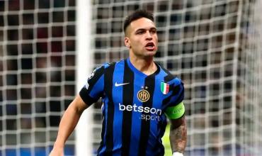 Lautaro Martínez, tres goles ante Mónaco y máximo goleador del Inter en la Champions League