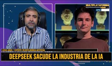 Lucas Arias, sobre la IA "DeepSeek": “Es un modelo más eficiente y económico”