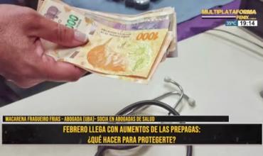 Macarena Fragueiro Frías: "Las prepagas aumentarán hasta un 37% en febrero y superan la inflación"