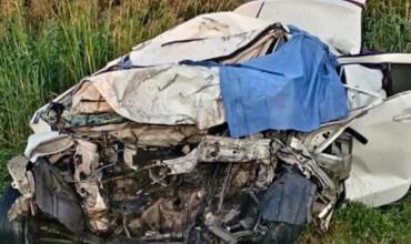 Dos muertos en un choque frontal en la vieja Ruta 9, entre Oncativo y Manfredi