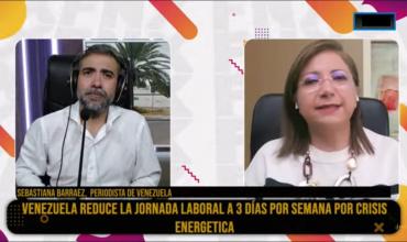 Sebastiana Barraez: “Esto le sirve a Maduro para justificar la ineficiencia del gobierno”