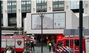 Un incendio en el hotel Sheraton causó preocupación en Retiro: ya fue controlado por los bomberos
