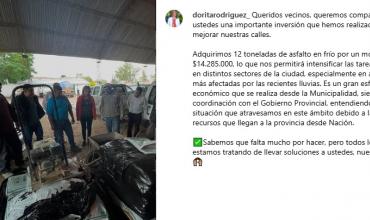Chamical: fuerte malestar en redes sociales por el estado de las calles