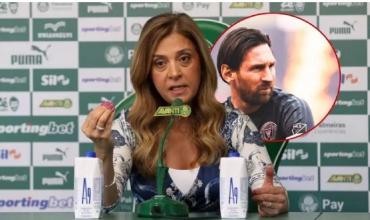 La picante frase de la presidenta de Palmeiras para Messi antes del Mundial de Clubes: "Él tendrá que..."
