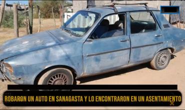 Recuperan en el asentamiento Florencia López un auto robado en Sanagasta