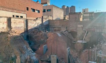 Córdoba: cuatro obreros heridos tras el derrumbe de una obra en construcción