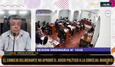  Yiyi Ceballos, concejal capitalina por La Libertad Avanza, en Fenix: el Concejo Deliberante bloqueó el juicio político a Ximena Marenco