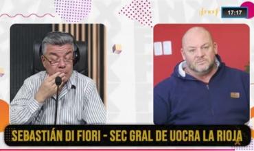  Sebastián Di Fiori, secretario general de UOCRA La Rioja, en Fenix: denuncias por hacinamiento laboral, despidos en Chilecito y nueva parálisis en la obra del Chacho