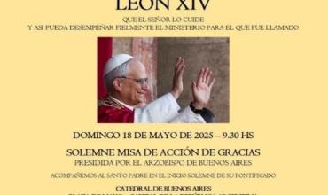 La Catedral Metropolitana dará una misa por la asunción del nuevo Papa