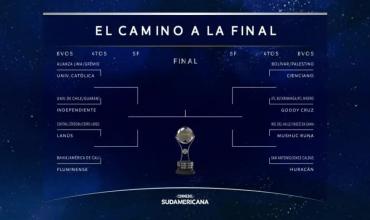 Definidos los cruces de octavos de final de la Copa Sudamericana 2025
