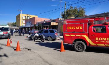 Siniestro vial en San Nicolás de Bari: una mujer resultó herida