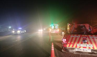 Una menor resultó herida tras chocar en moto contra un auto en Ruta 38