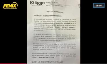 El Municipio de la Capital propone ensanchar la Av San Francisco: intimó  a los frentistas a sacar sus árboles 
