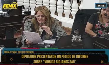 Nadina Reynoso cuestionó la falta de respuestas oficiales sobre Vidrios Riojanos SAU 