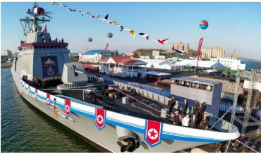Corea del Norte reflota con éxito su nuevo destructor tras el fiasco de la botadura