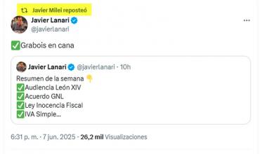 Javier Milei celebró la detención de Juan Grabois tras la ocupación del Instituto Perón