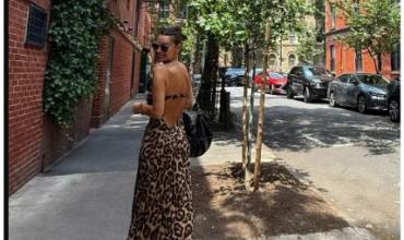 Pampita disfruta del verano en Nueva York: animal print, helados y paseos icónicos por la ciudad