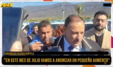 Ricardo Quintela anunció un “pequeño” aumento salarial que se cobrará en septiembre