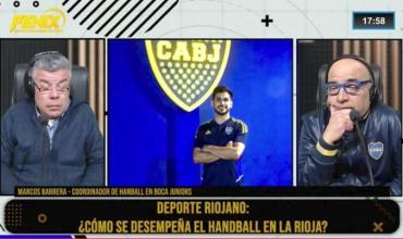 Marcos Barrera, el riojano que coordina el handball en Boca y apuesta por el crecimiento del deporte en su provincia