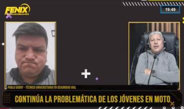 Pablo Godoy, especialista en seguridad vial, advirtió sobre la circulación de adolescentes en moto sin condiciones mínimas